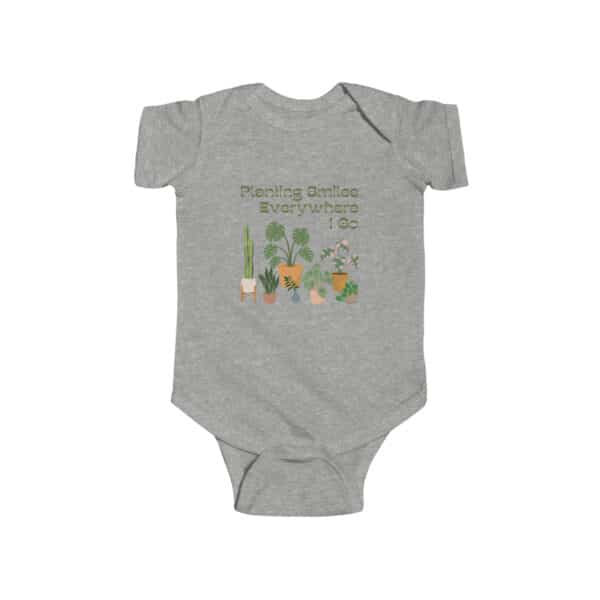 Planting Smiles Everywhere I Go - Baby Onesie - Image 2