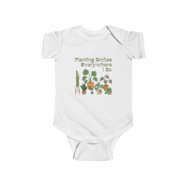 Planting Smiles Everywhere I Go - Baby Onesie