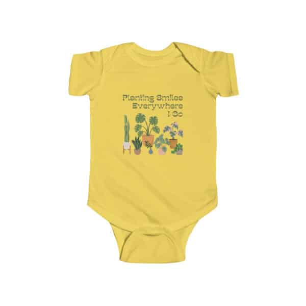Planting Smiles Everywhere I Go - Baby Onesie - Image 3