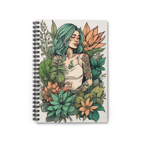 Botanical Goddess Spiral Notebook - Image 2