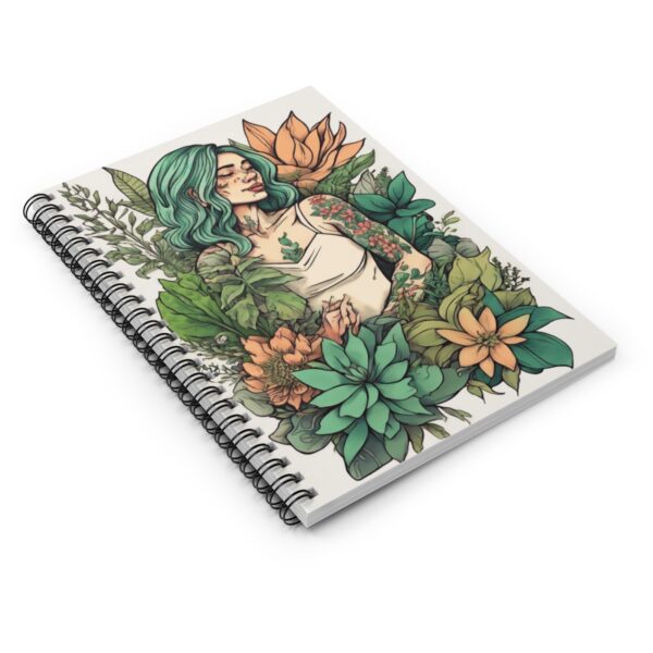 Botanical Goddess Spiral Notebook - Image 3