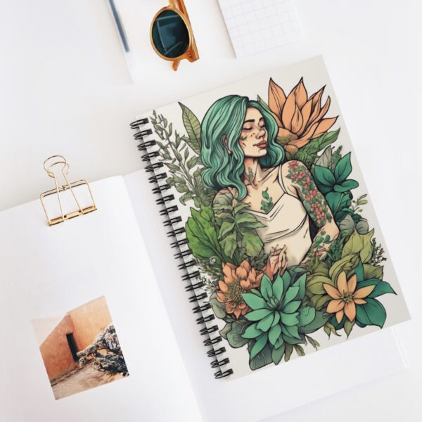Botanical Goddess Spiral Notebook - Image 5