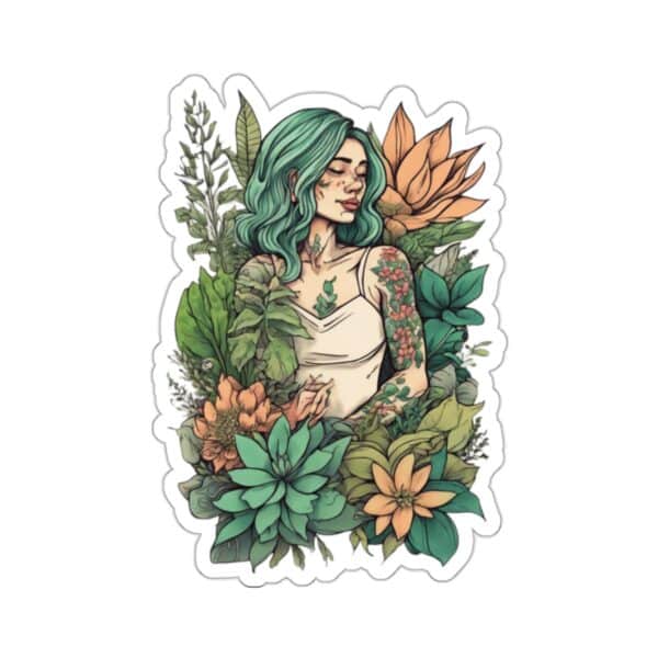 Ethereal Plant Nymph Kiss-Cut Sticker - Image 7