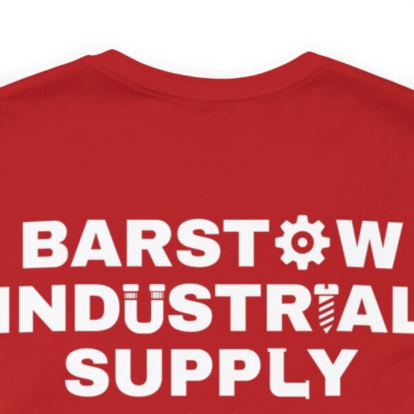 Barstow Industrial Supply - Unisex Jersey Short Sleeve Tee - Image 3