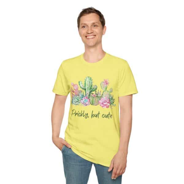 Prickly But Cute Unisex Softstyle T-Shirt - Image 10