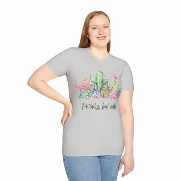 Prickly But Cute Unisex Softstyle T-Shirt - Image 8