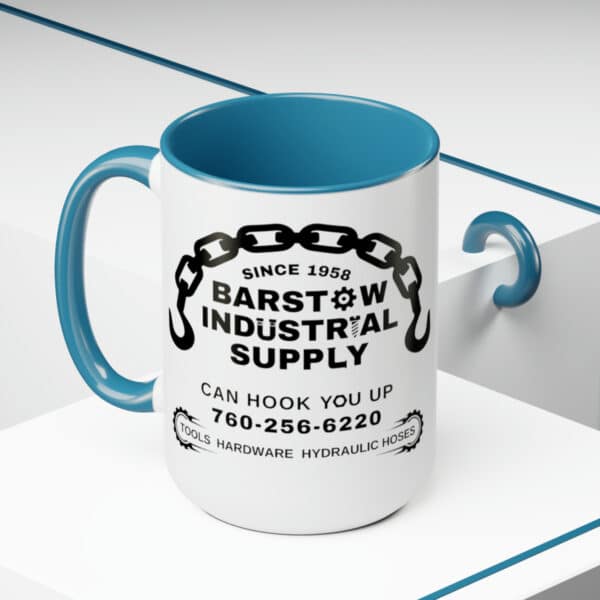 Barstow Industrial Two-Tone Coffee Mug - Image 4