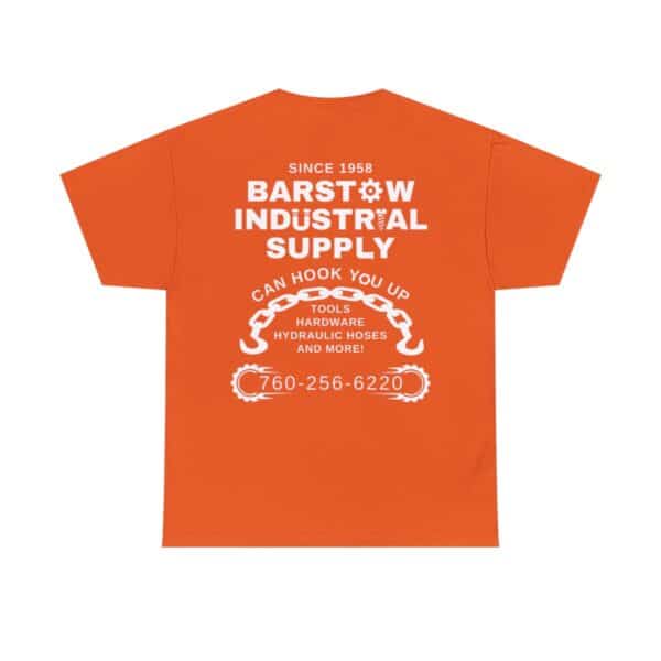 Barstow Industrial Staff Shirt with Custom Name - Unisex Heavy Cotton Tee - Image 4