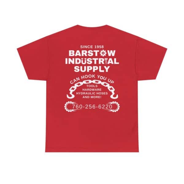 Barstow Industrial Staff Shirt with Custom Name - Unisex Heavy Cotton Tee - Image 19