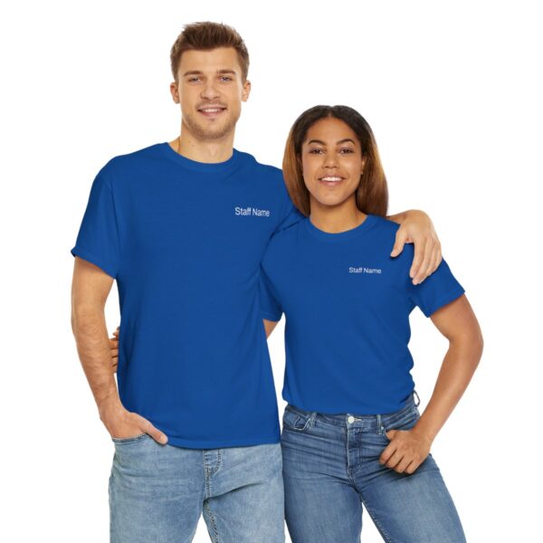 Barstow Industrial Staff Shirt with Custom Name - Unisex Heavy Cotton Tee - Image 16