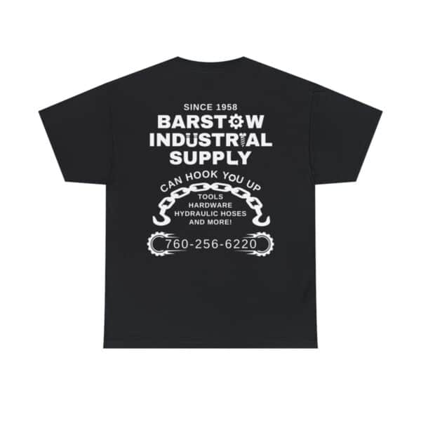 Barstow Industrial Staff Shirt with Custom Name - Unisex Heavy Cotton Tee - Image 2