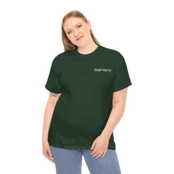 Barstow Industrial Staff Shirt with Custom Name - Unisex Heavy Cotton Tee - Image 9