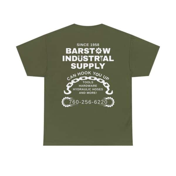 Barstow Industrial Staff Shirt with Custom Name - Unisex Heavy Cotton Tee - Image 7