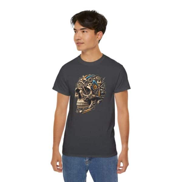 Barstow Industrial Supply Skull with Logo on Back - Cotton Tee - Image 10