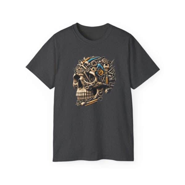 Barstow Industrial Supply Skull with Logo on Back - Cotton Tee - Image 9