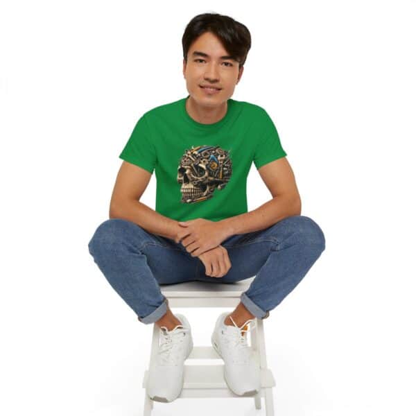 Barstow Industrial Supply Skull with Logo on Back - Cotton Tee - Image 8