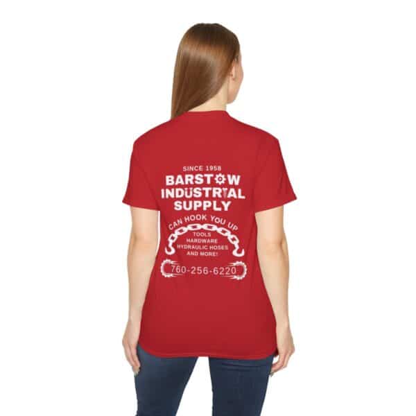 Barstow Industrial Supply Skull with Logo on Back - Cotton Tee - Image 18