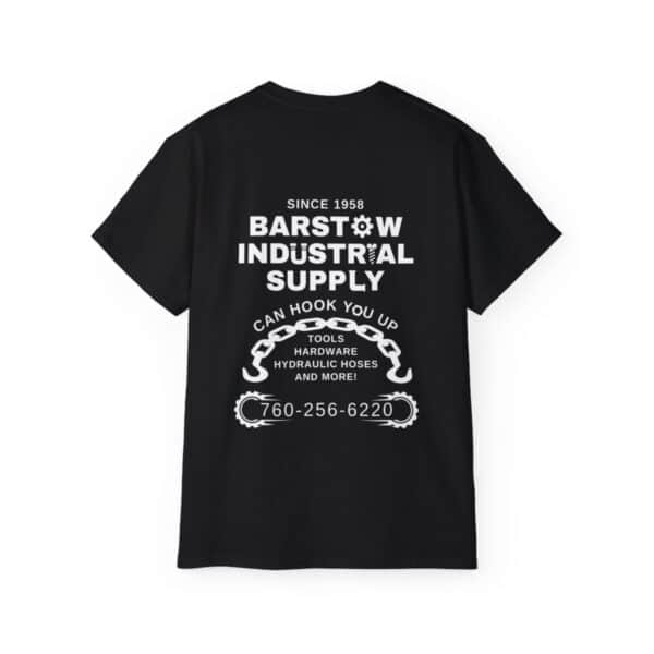 Barstow Industrial Supply Skull with Logo on Back - Cotton Tee - Image 6