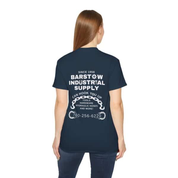 Barstow Industrial Supply Skull with Logo on Back - Cotton Tee - Image 13