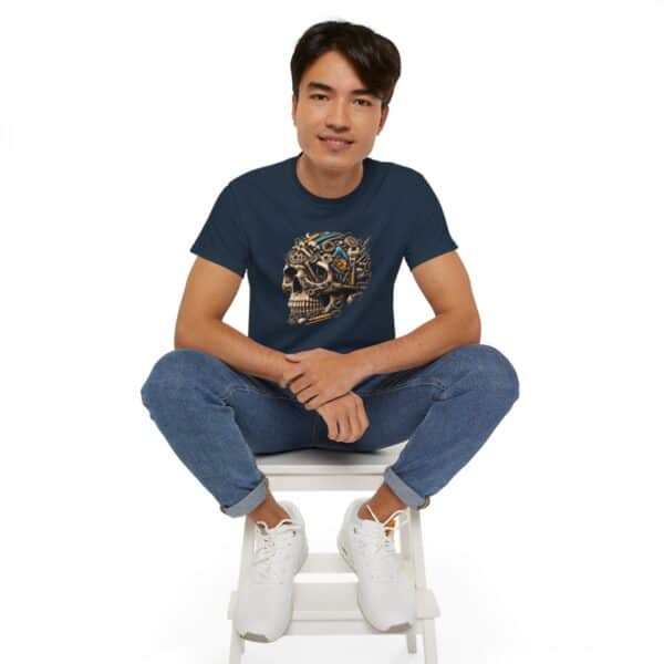 Barstow Industrial Supply Skull with Logo on Back - Cotton Tee - Image 14