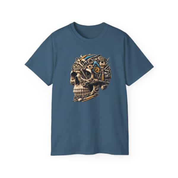 Barstow Industrial Supply Skull with Logo on Back - Cotton Tee - Image 11