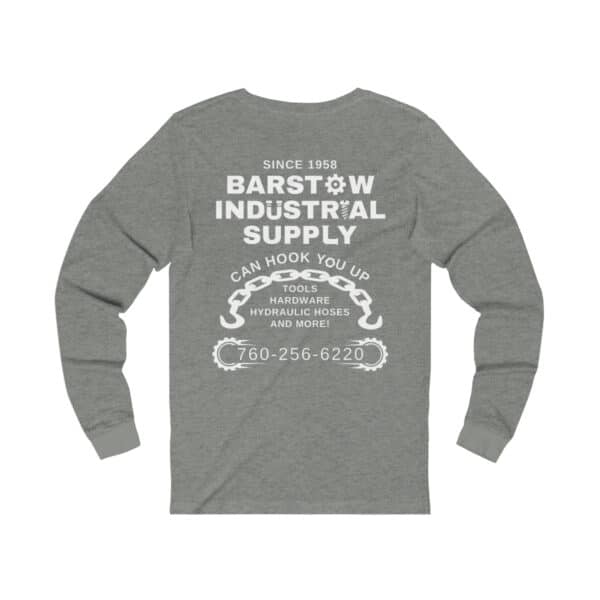 Barstow Industrial Supply - Unisex Jersey Long Sleeve Tee - Image 3
