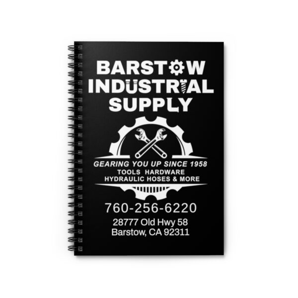 Barstow Industrial Supply Spiral Notebook - Ruled Line - Image 2