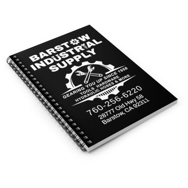 Barstow Industrial Supply Spiral Notebook - Ruled Line - Image 3