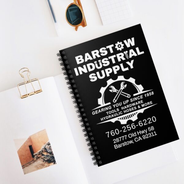 Barstow Industrial Supply Spiral Notebook - Ruled Line - Image 5