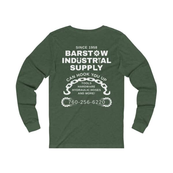 Barstow Industrial Supply - Unisex Jersey Long Sleeve Tee - Image 9