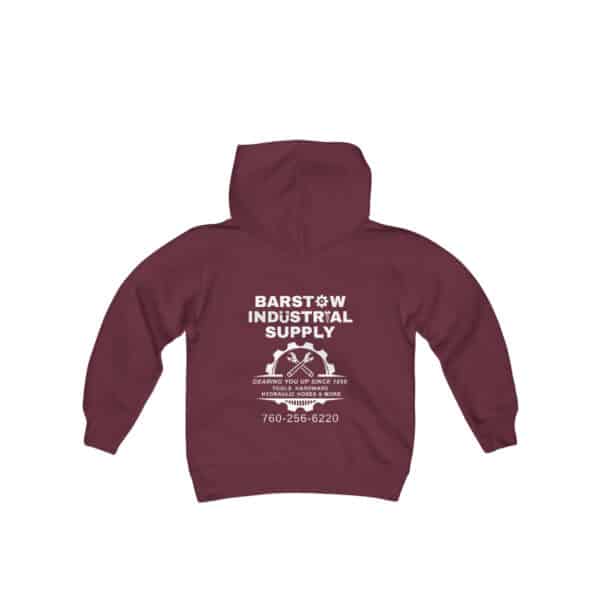 Barstow Industrial Supply - Youth Heavy Blend Hooded Sweatshirt - Image 9