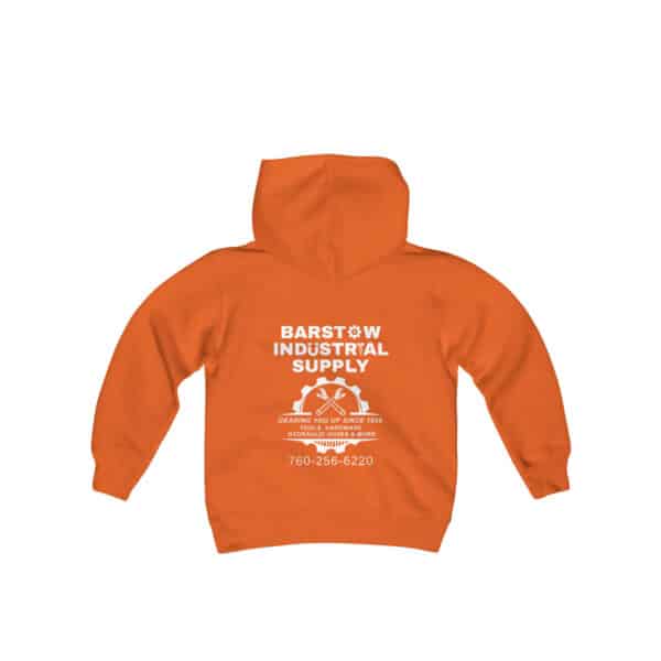 Barstow Industrial Supply - Youth Heavy Blend Hooded Sweatshirt - Image 7