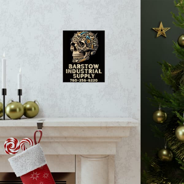 Barstow Industrial Skull Matte Poster - Image 15