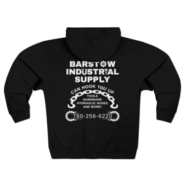 Barstow Industrial Supply Hook You Up - Unisex Zip Hoodie - Image 3