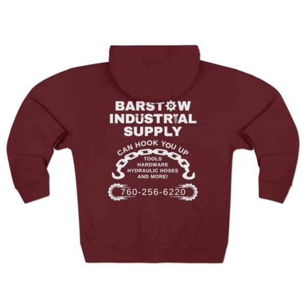 Barstow Industrial Supply Hook You Up - Unisex Zip Hoodie - Image 6