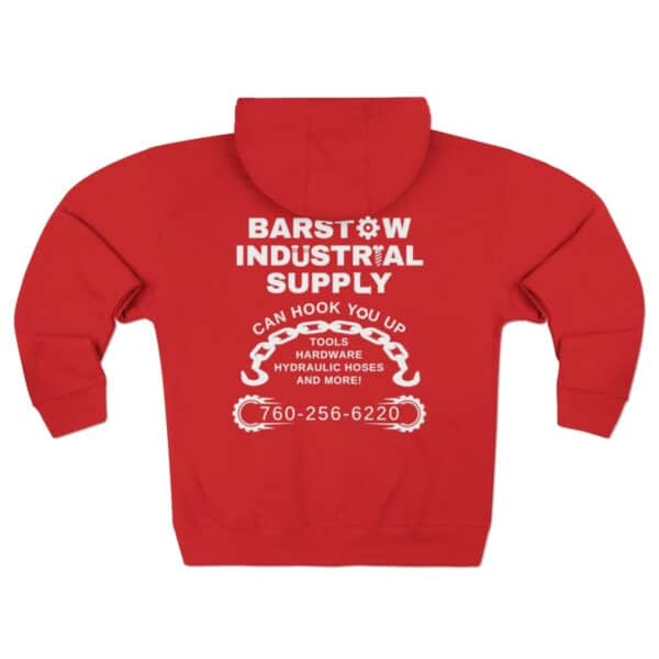 Barstow Industrial Supply Hook You Up - Unisex Zip Hoodie - Image 5