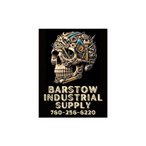 Barstow Industrial Skull Vinyl Decal - Image 8
