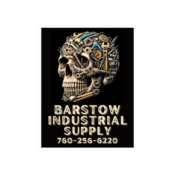 Barstow Industrial Skull Vinyl Decal - Image 9