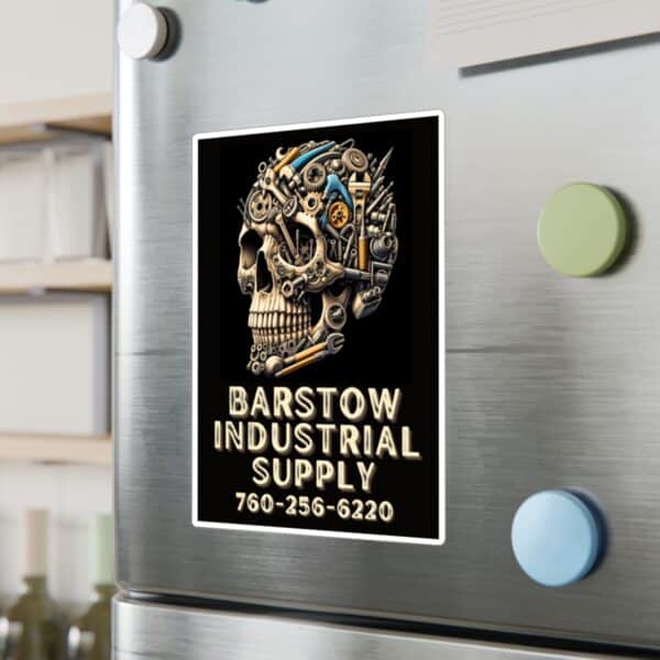 Barstow Industrial Skull Vinyl Decal - Image 3
