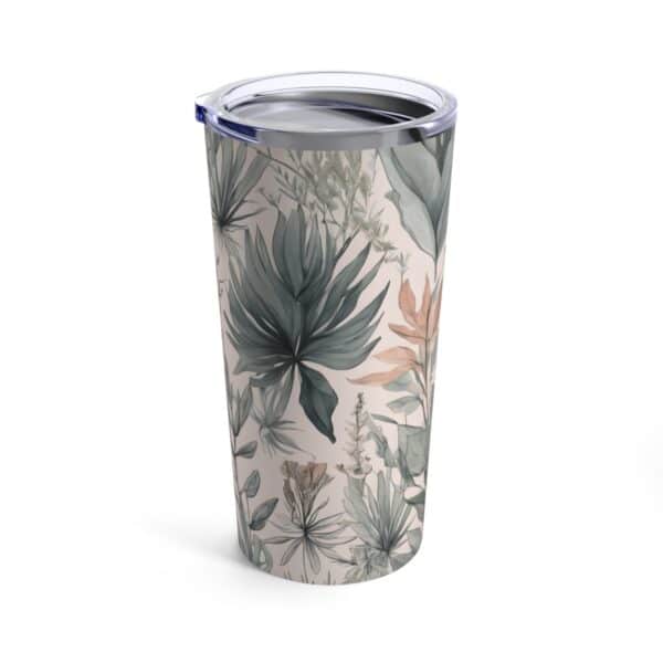 Boho Botanical Sketch Feminine Plant Illustrations Whimsical Foliage Houseplant Art Ethereal Dreamy Plant Doodles Cup Tumbler 20oz - Image 3