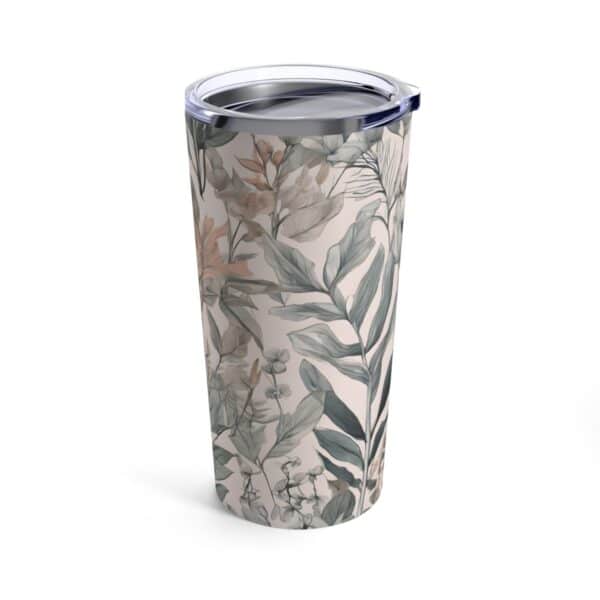 Boho Botanical Sketch Feminine Plant Illustrations Whimsical Foliage Houseplant Art Ethereal Dreamy Plant Doodles Cup Tumbler 20oz - Image 4