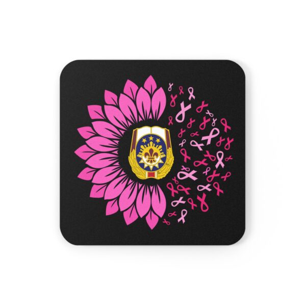 WACH Breast Cancer Awareness Cork Back Coaster - 2 Styles