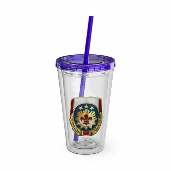 Obi the Coyote Sunsplash Tumbler with Straw, 16oz - 11 Colors - Image 91