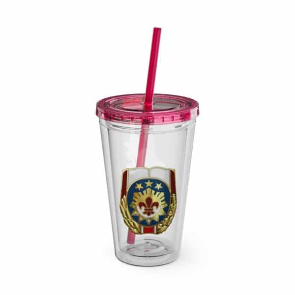 Obi the Coyote Sunsplash Tumbler with Straw, 16oz - 11 Colors - Image 73