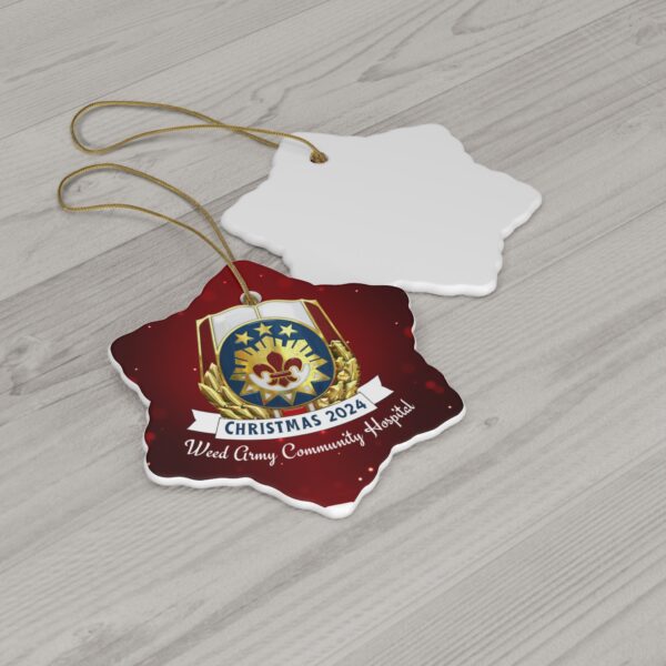 WACH Christmas 2024 Ceramic Ornament, 3 Shapes - Image 7