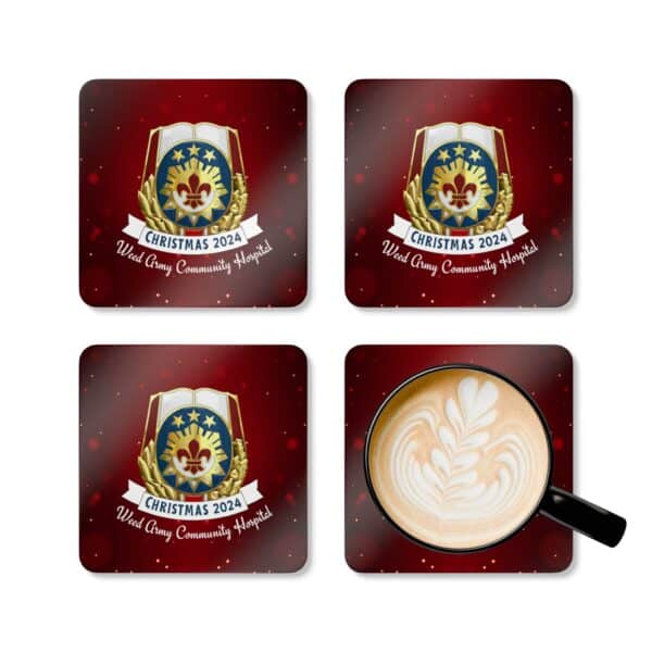 WACH Christmas 2024 Corkwood Coaster Set