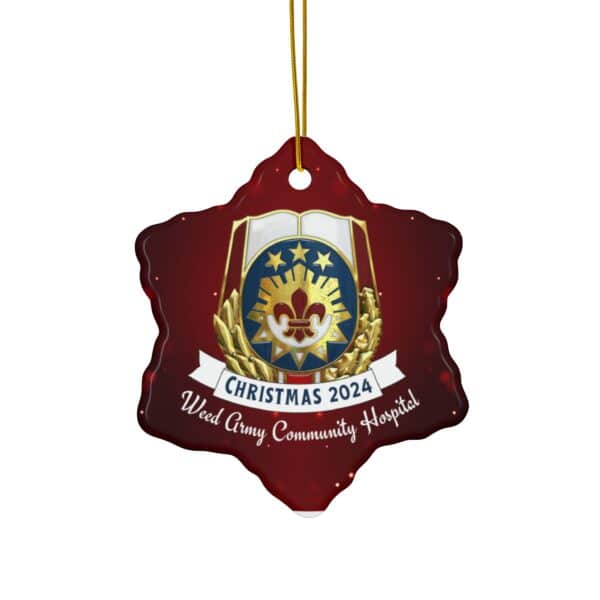 WACH Christmas 2024 Ceramic Ornament, 3 Shapes - Image 8