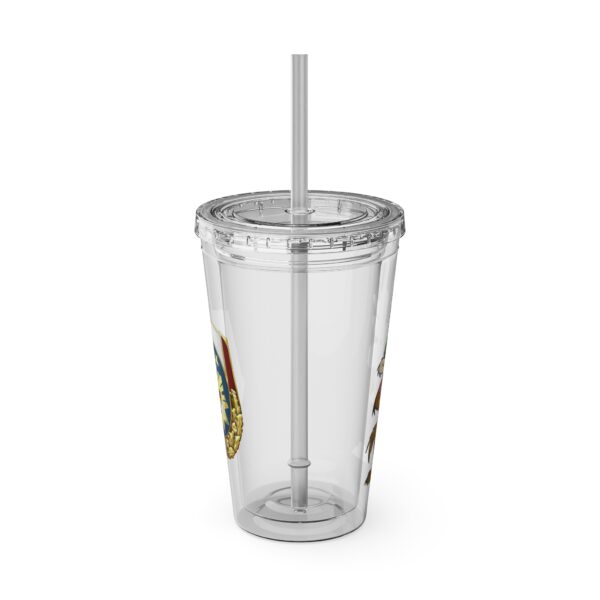 Obi the Coyote Sunsplash Tumbler with Straw, 16oz - 11 Colors - Image 54