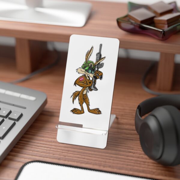 Obi the Coyote Mobile Display Stand for Smartphones