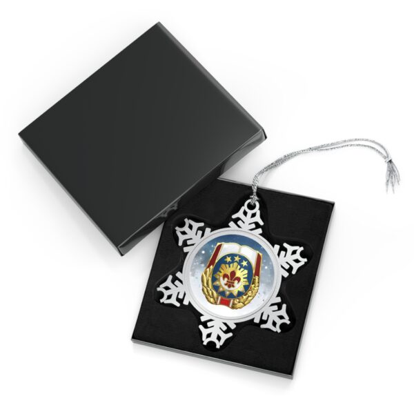 WACH Pewter Snowflake Ornament